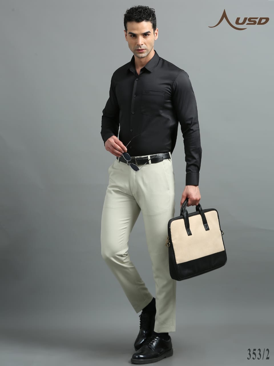 353/2-Satin Party Wear Shirts