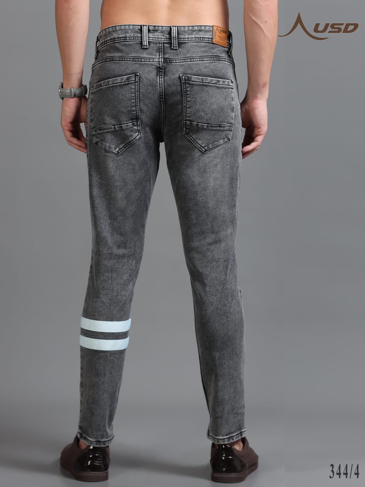 344/4-Designer Ankle Fit Jeans