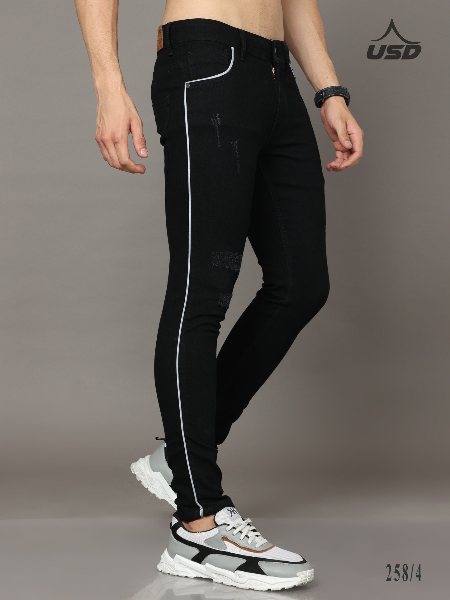 258/4-Designer Ankle Fit Jeans