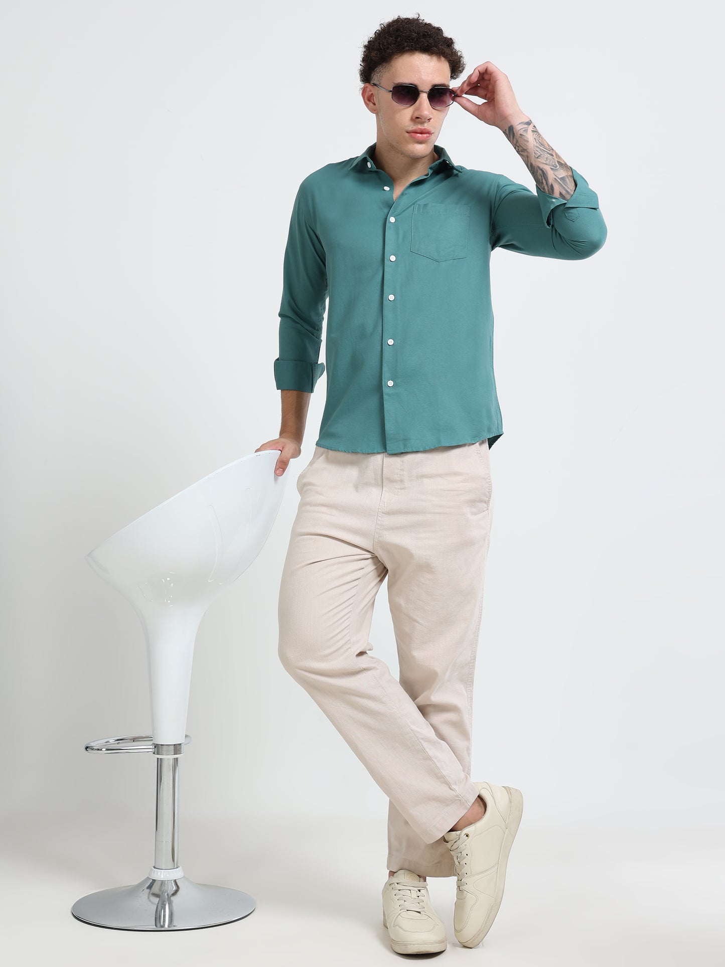 Shirt for men Premium Cotton Slab Casual Shirt - Full Sleeve USD-407/1