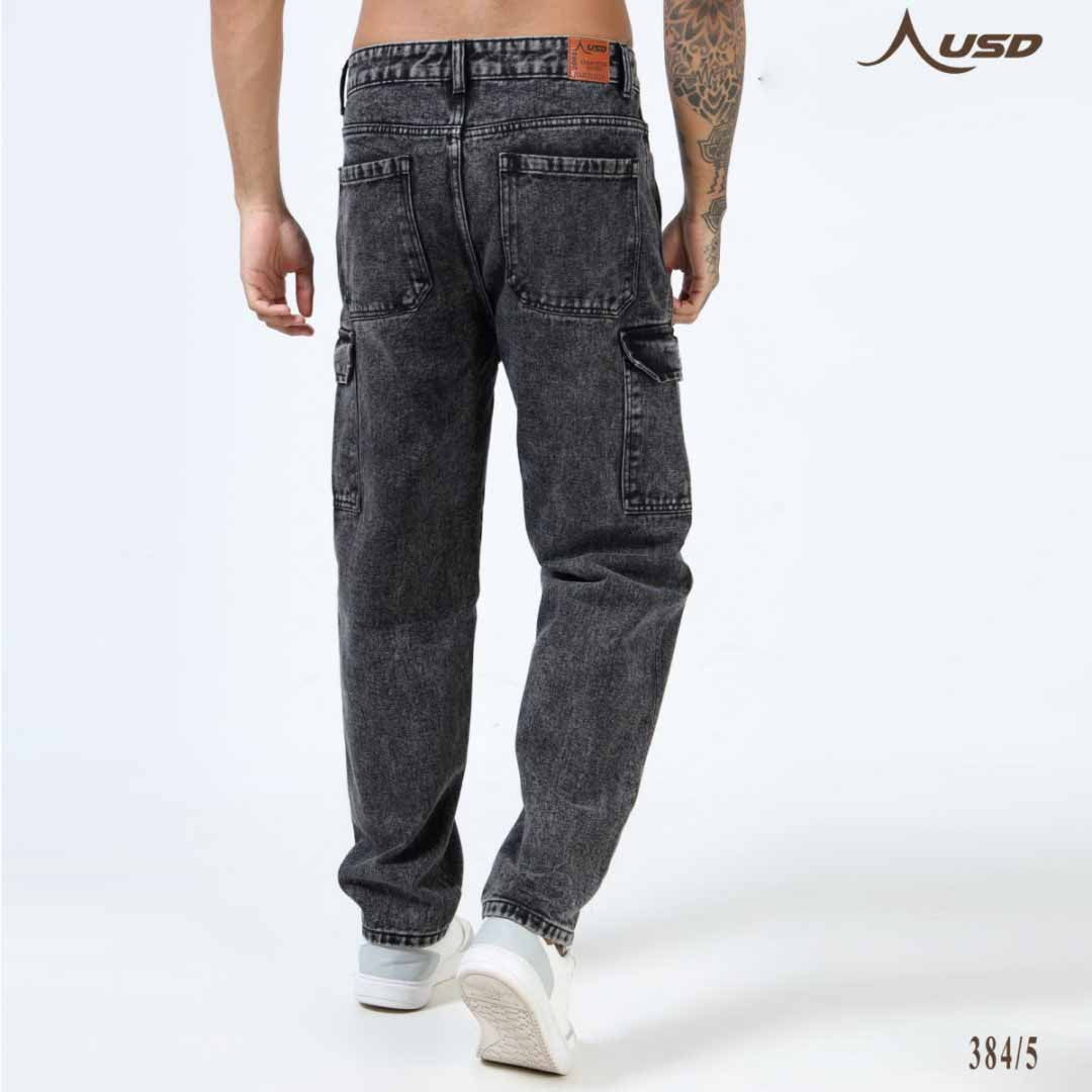 Super Stylish Baggy Cargo Jeans-JC-384-5
