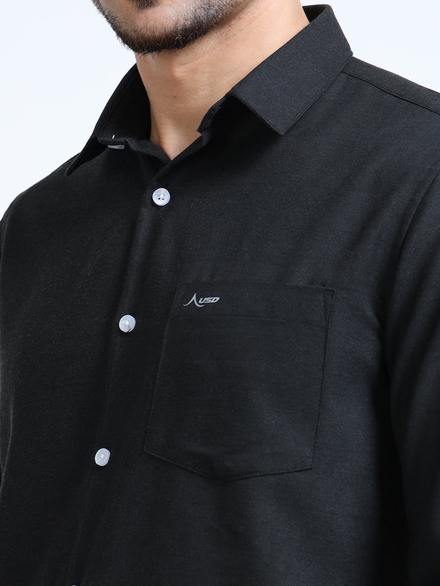 385/7-Premium Oxford Yarn Dyed Cotton Shirt for Men