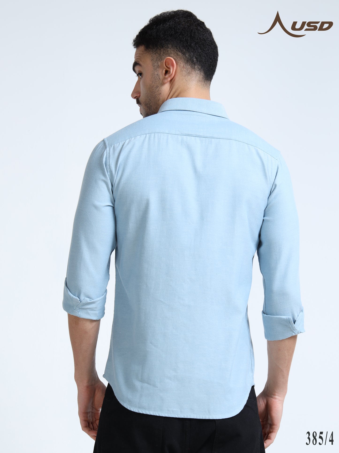 385/4-Premium Oxford Yarn Dyed Cotton Shirt for Men