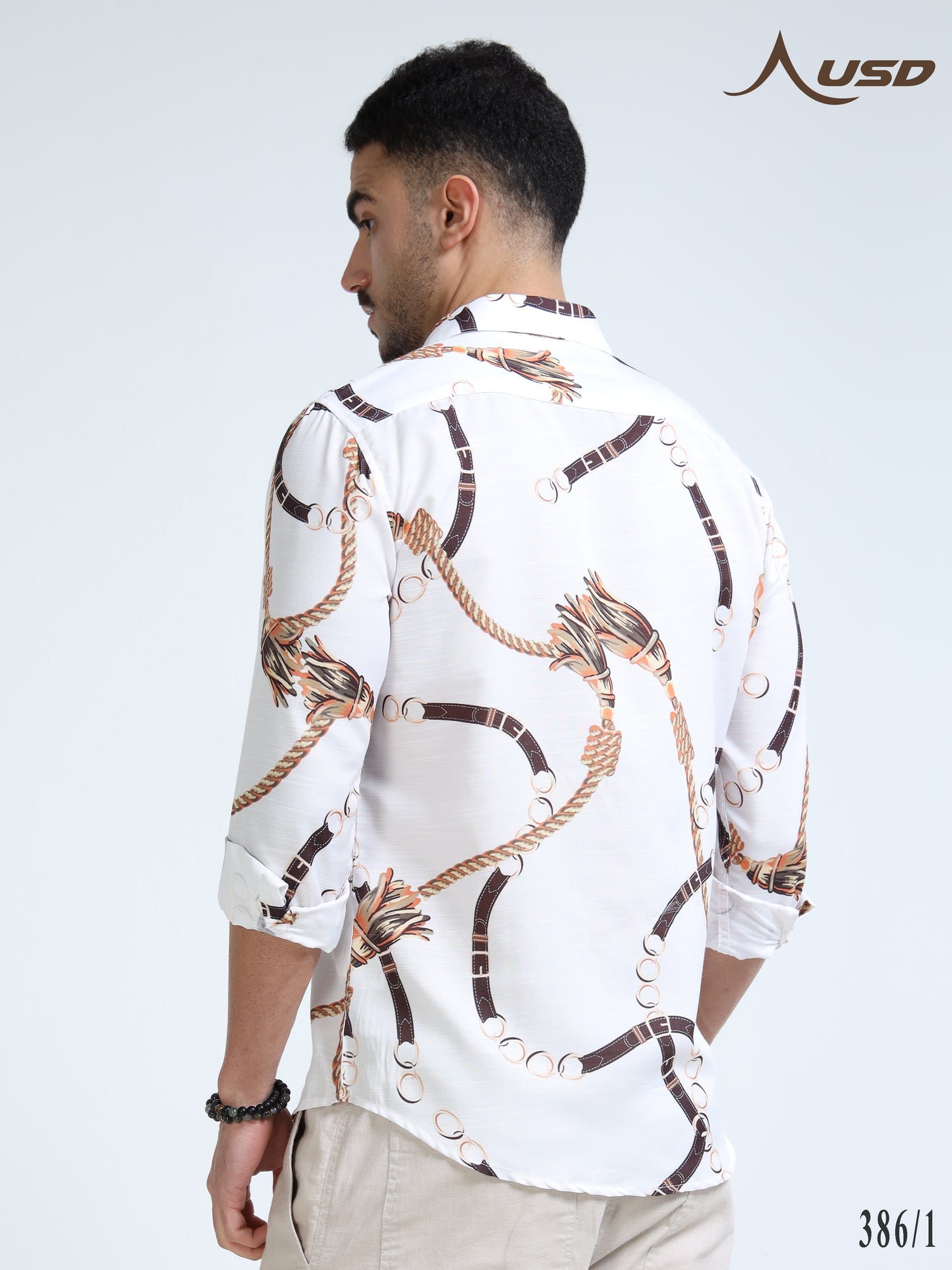 386/1-Premium Rayon Digital Print Shirt