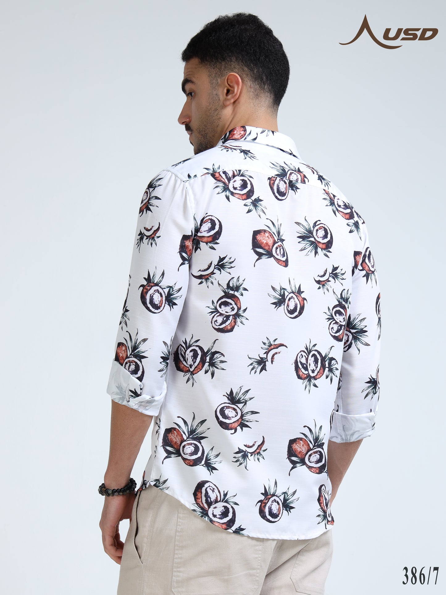 386/7-Premium Rayon Digital Print Shirt