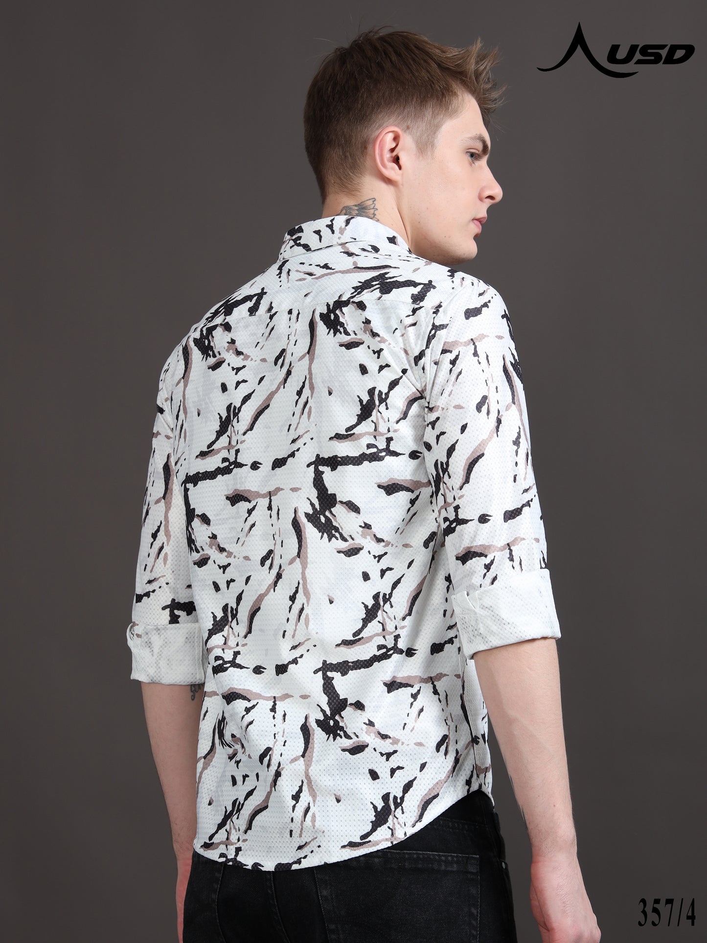 Crochet Digital Printed Shirts - 357/4