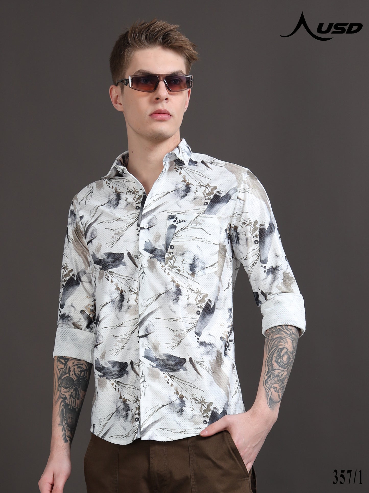 Crochet Digital Printed Shirts - 357/1