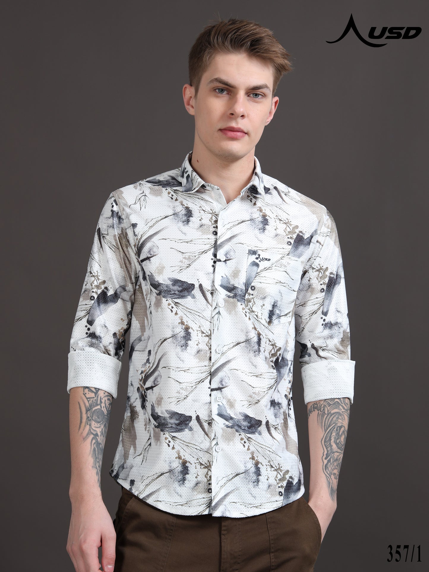 Crochet Digital Printed Shirts - 357/1