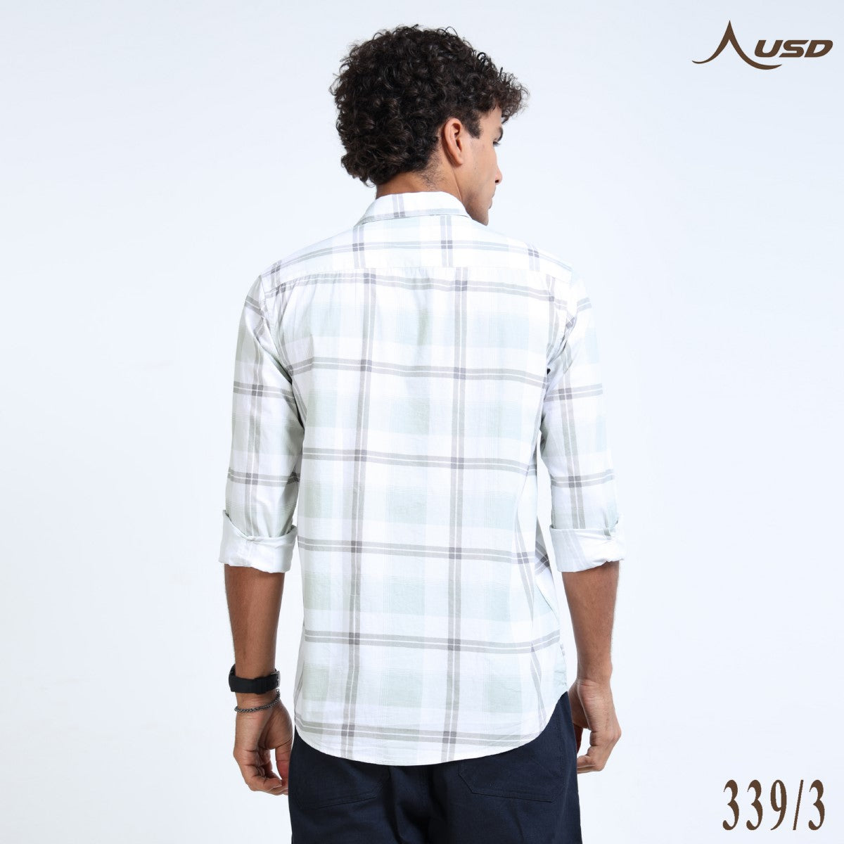Twil Cotton Printed Chex Shirts - 339/3