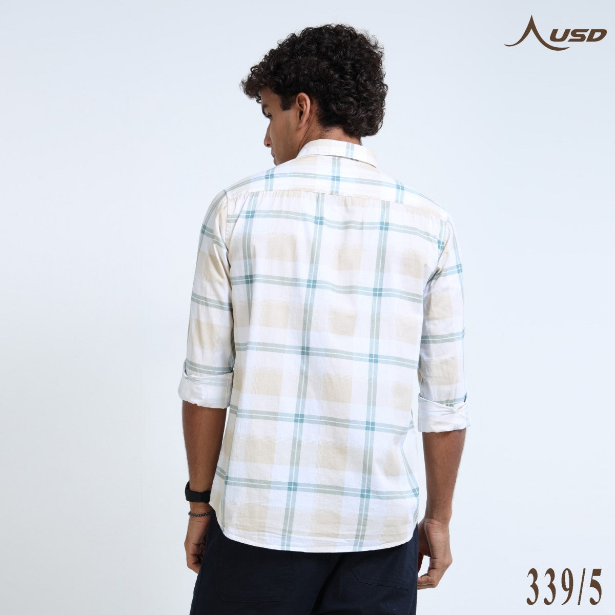 Twill Cotton Printed Chex Shirts - 339/5