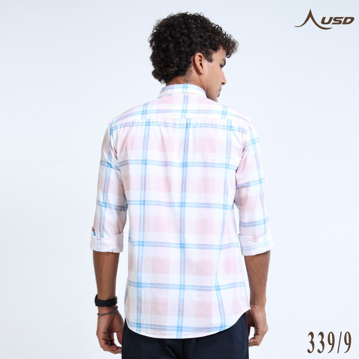 Twill Cotton Printed Chex Shirts - 339/9