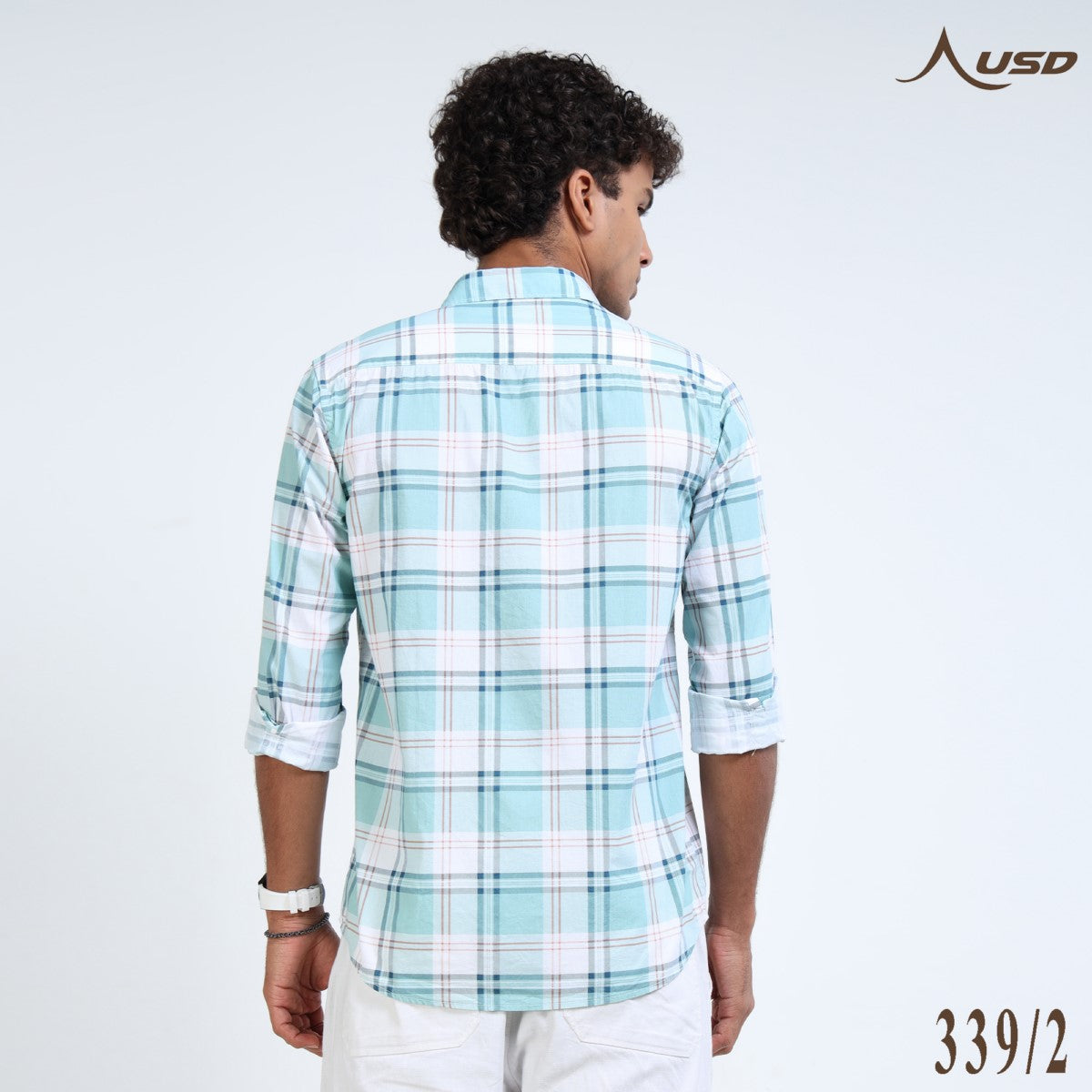Twil Cotton Printed Chex Shirts - 339/2