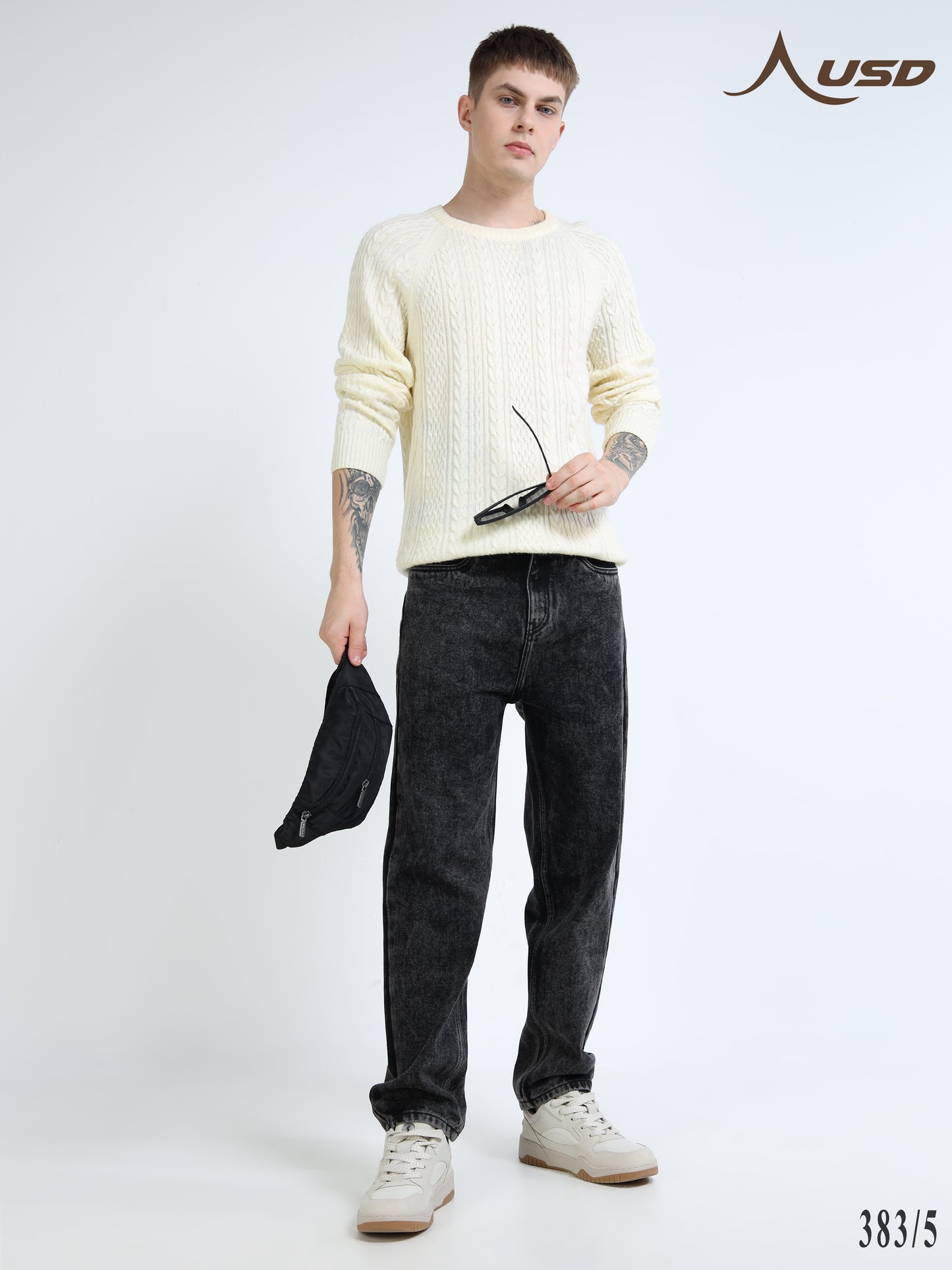 383/5-Classic MOM Fit Jeans - Comfort With Style"