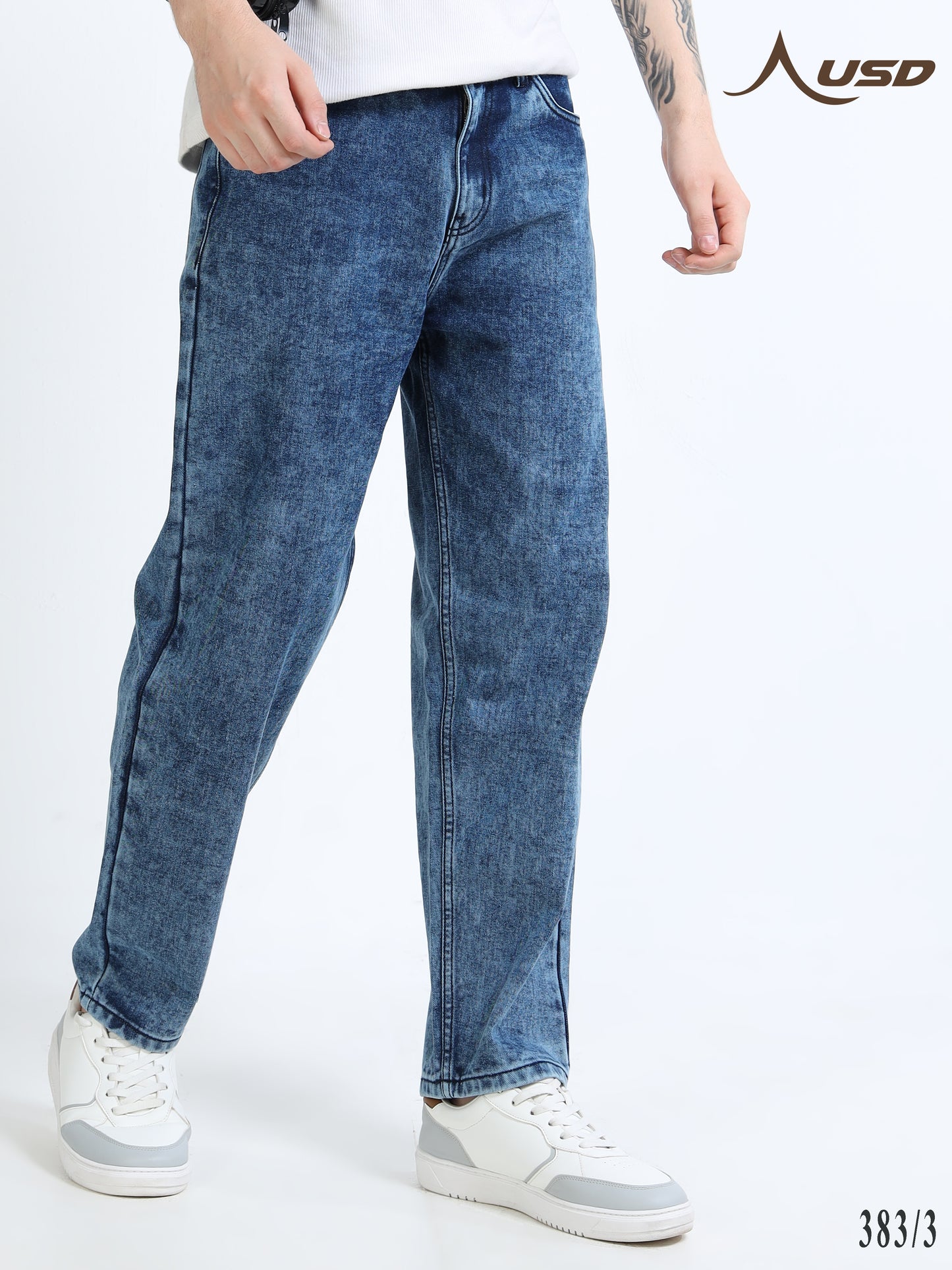 383/3-Classic MOM Fit Jeans - Comfort With Style"