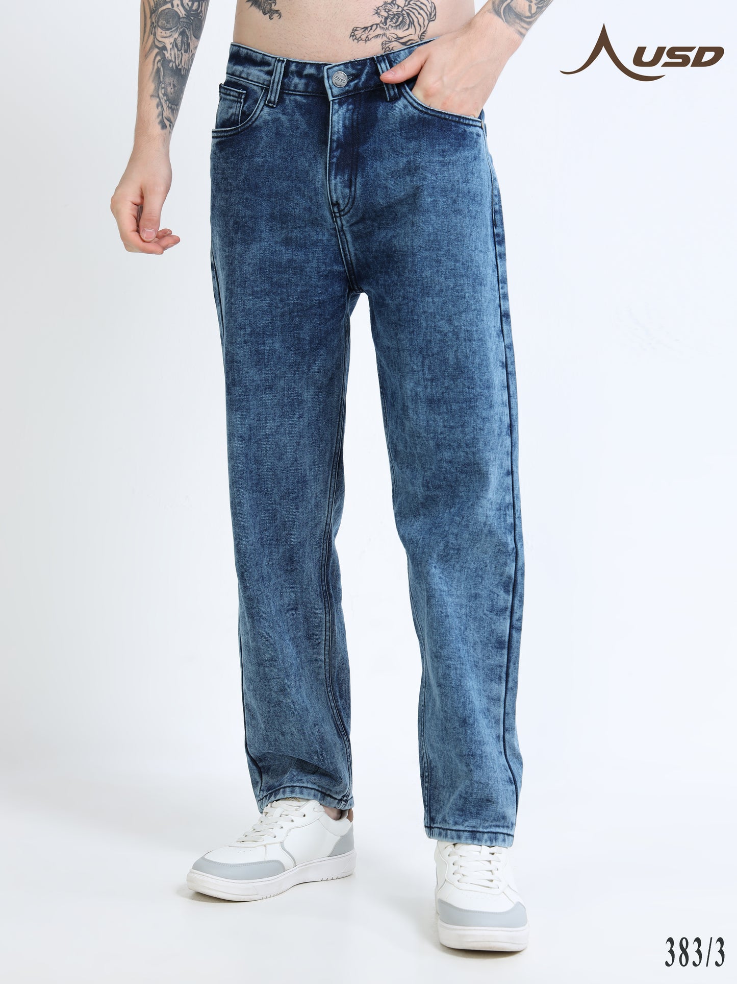 383/3-Classic MOM Fit Jeans - Comfort With Style"
