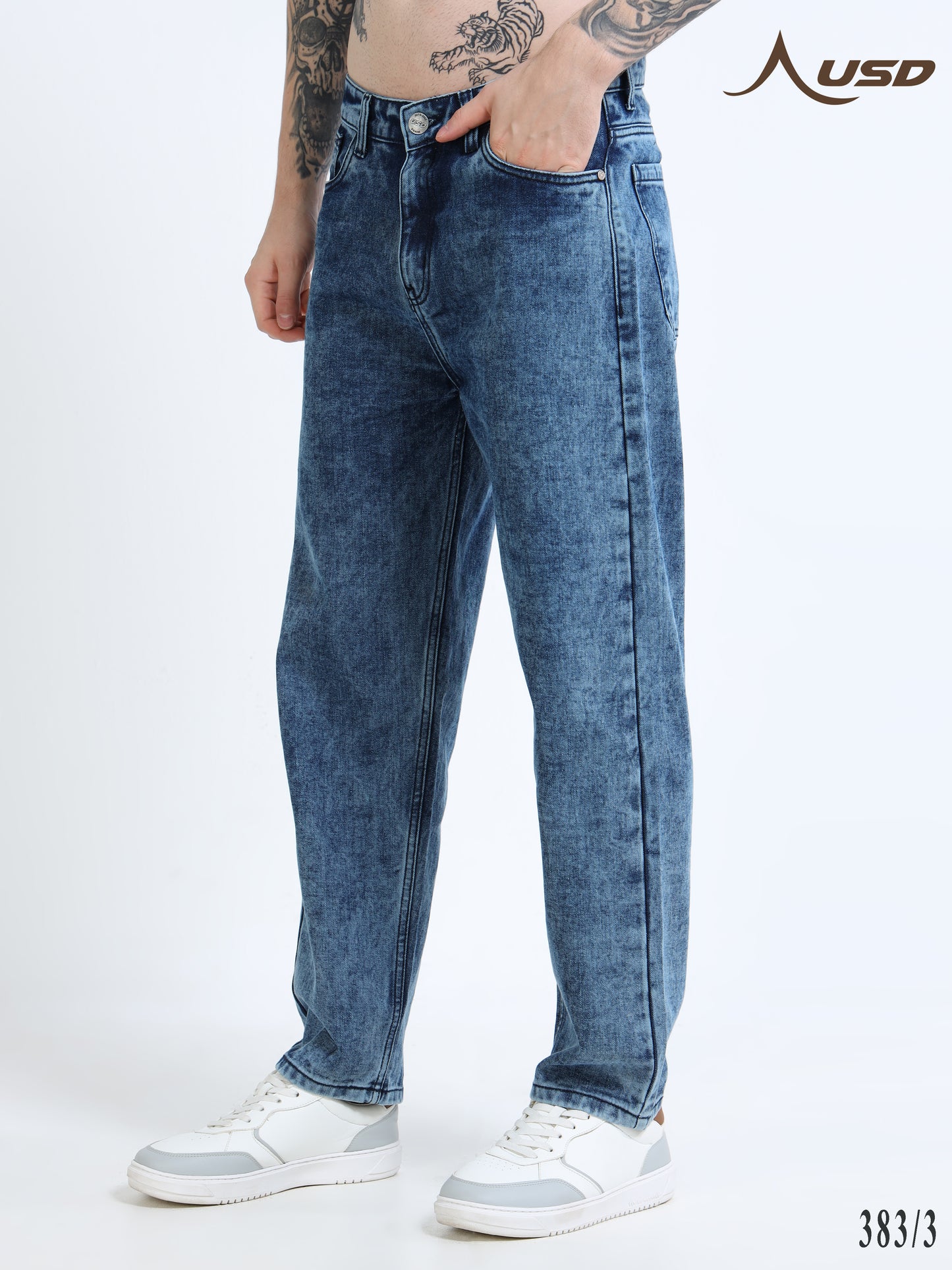 383/3-Classic MOM Fit Jeans - Comfort With Style"