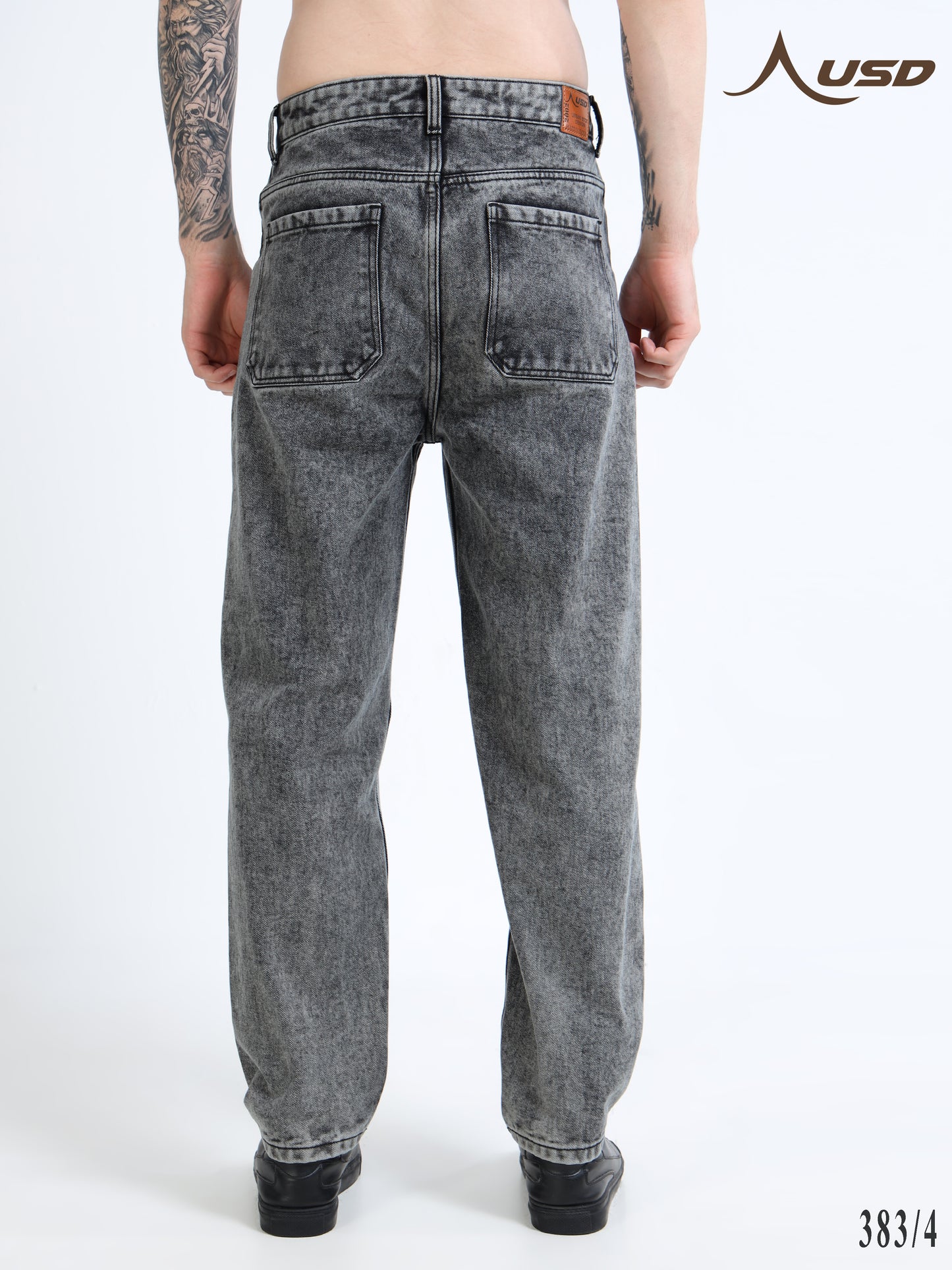 383/4-Classic MOM Fit Jeans - Comfort With Style"