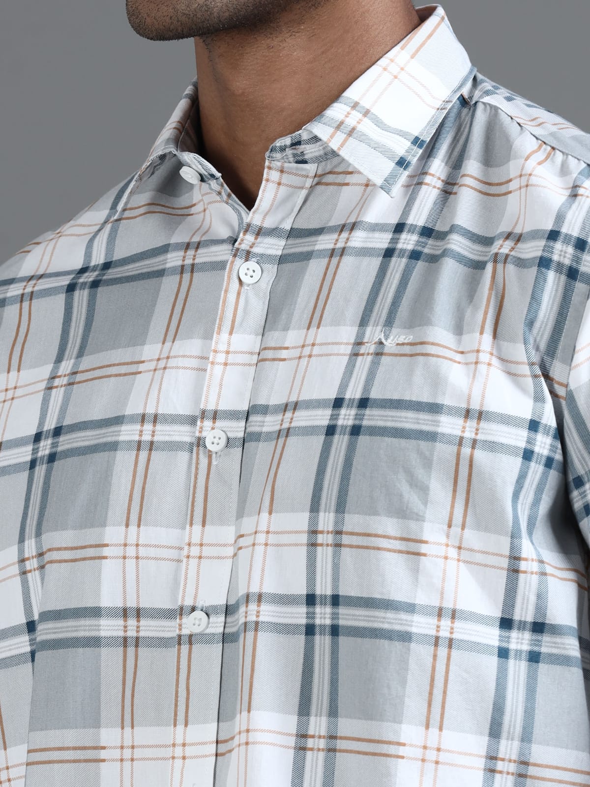 Twill Cotton Printed Chex Shirts - 339/4
