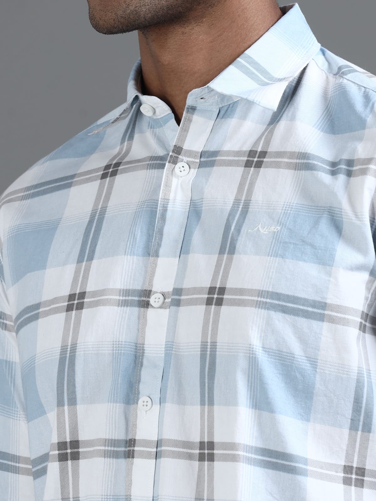 Twill Cotton Printed Chex Shirts - 339/7