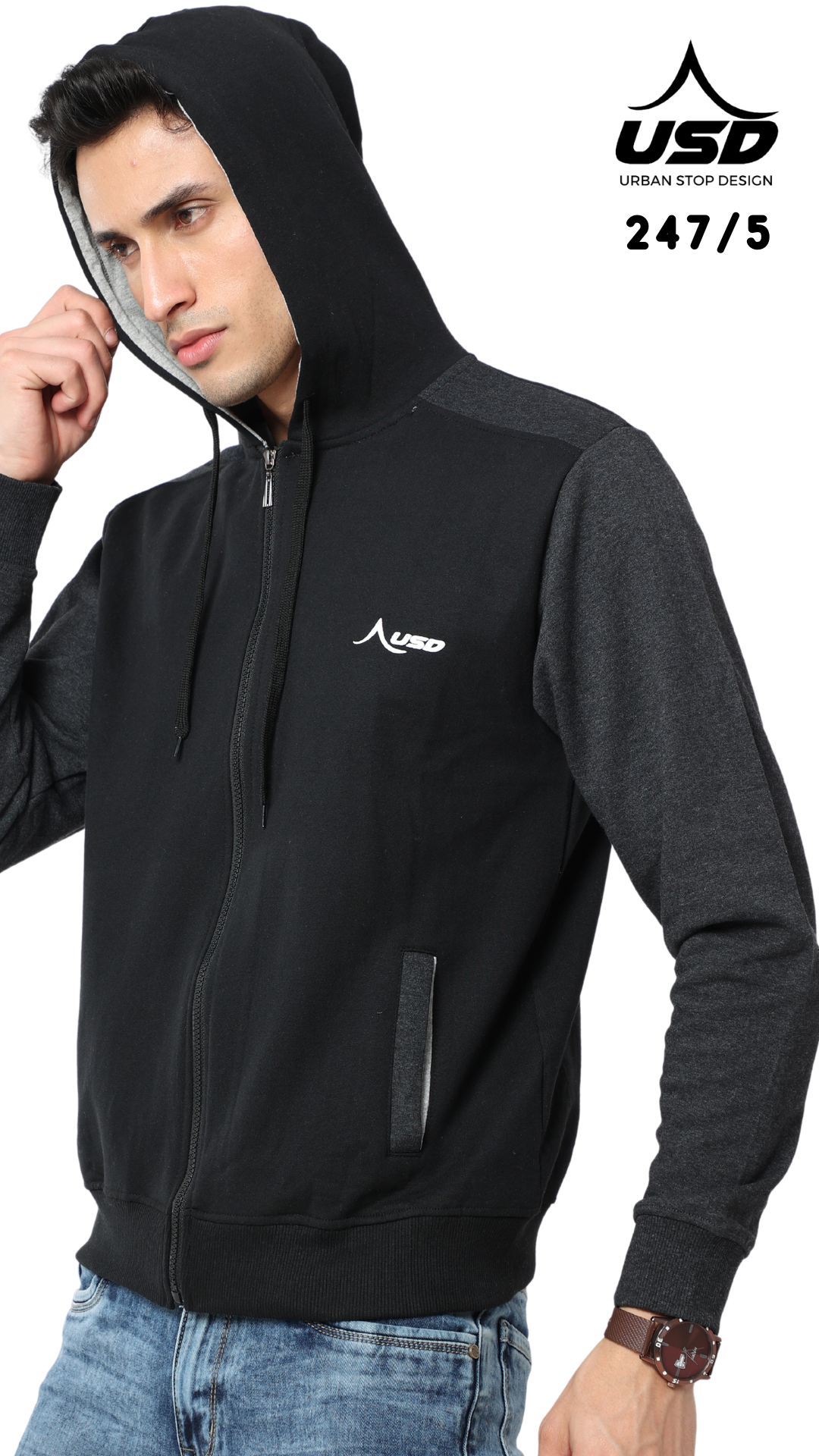 Zipper Hoodies - Pull over - 247/5