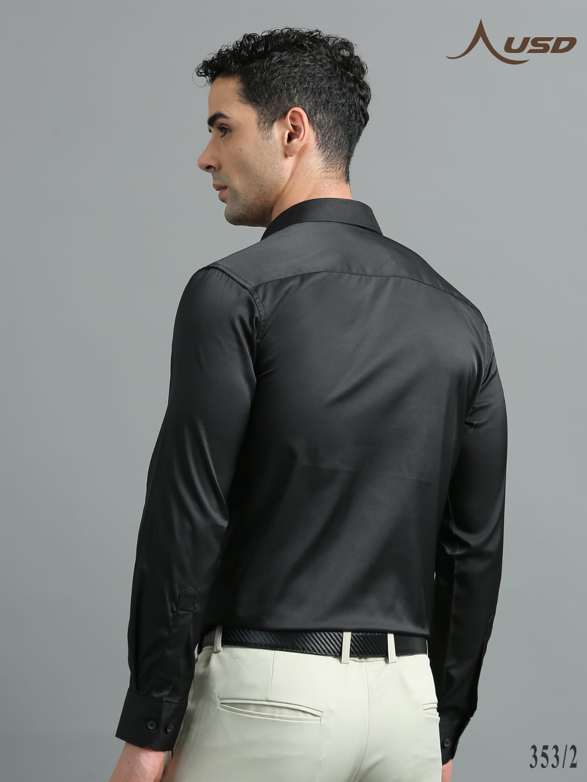 353/2-Satin Party Wear Shirts