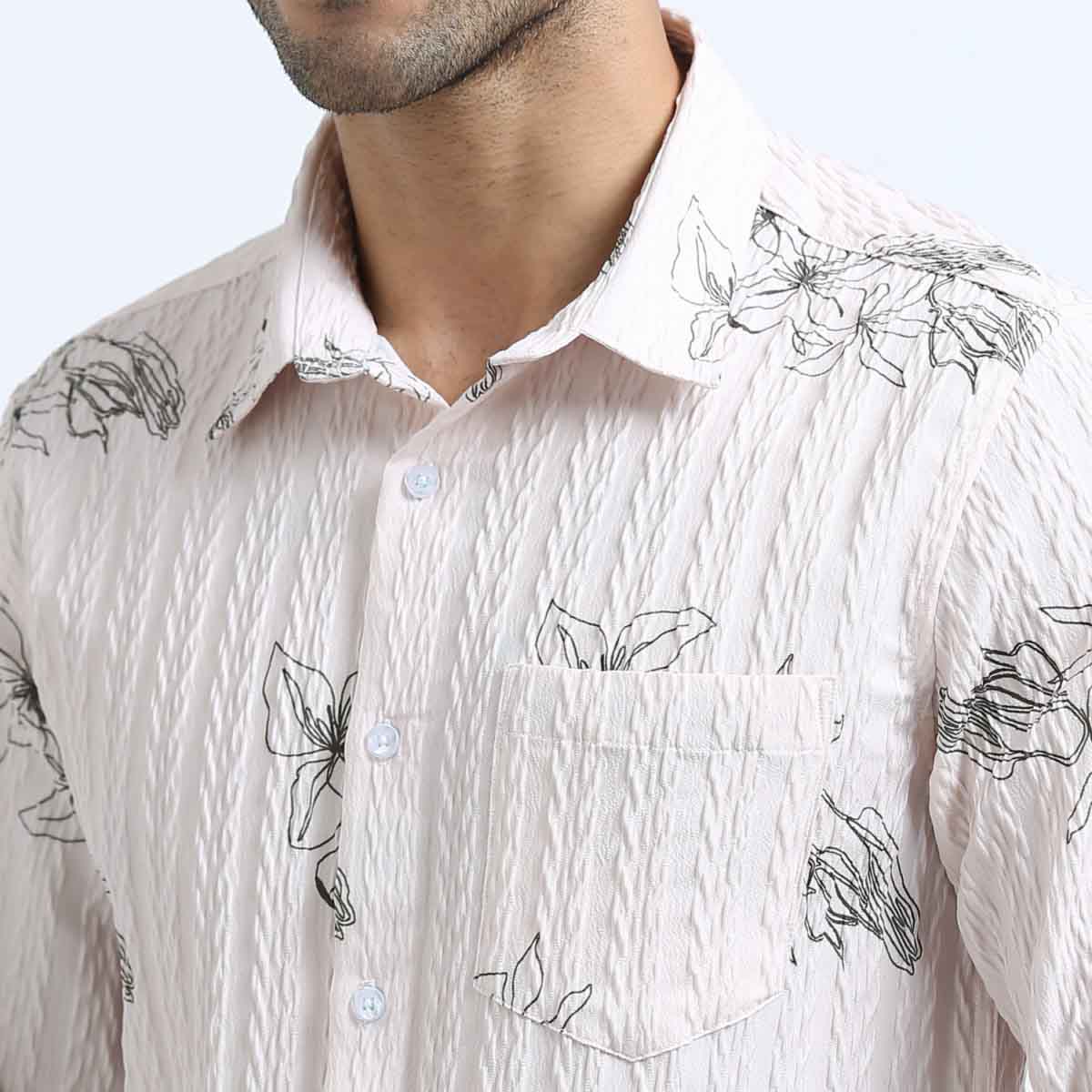 Premium Jacquard Digital Printed Shirts-388/3