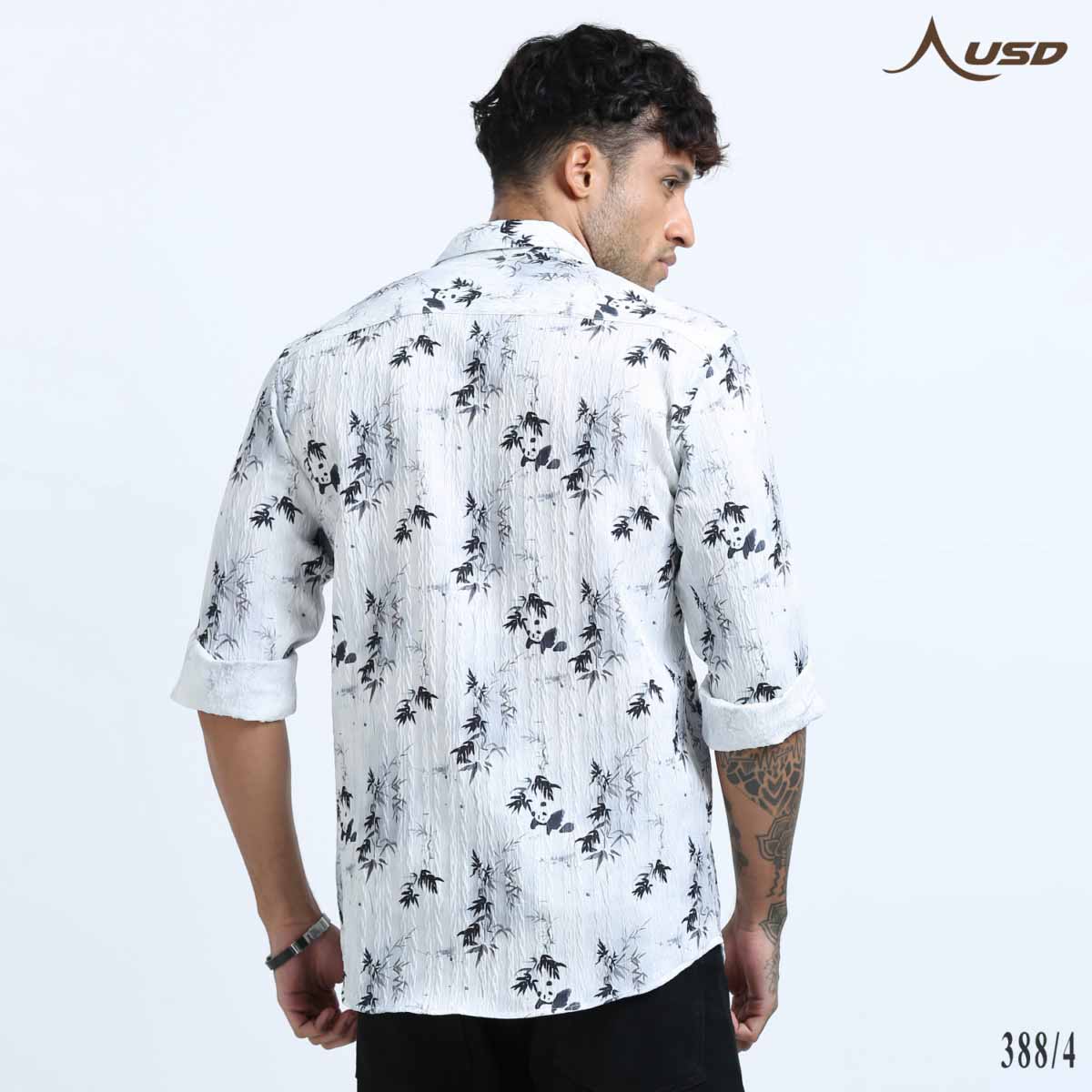 Premium Jacquard Digital Printed Shirts-388/4