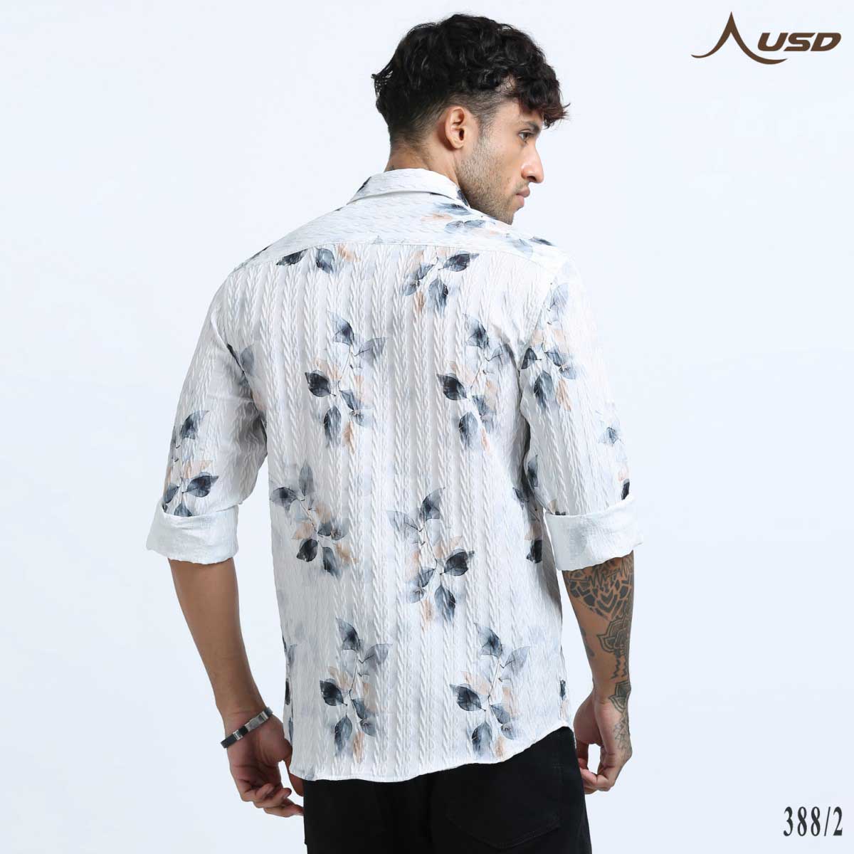 Premium Jacquard Digital Printed Shirts-388/2