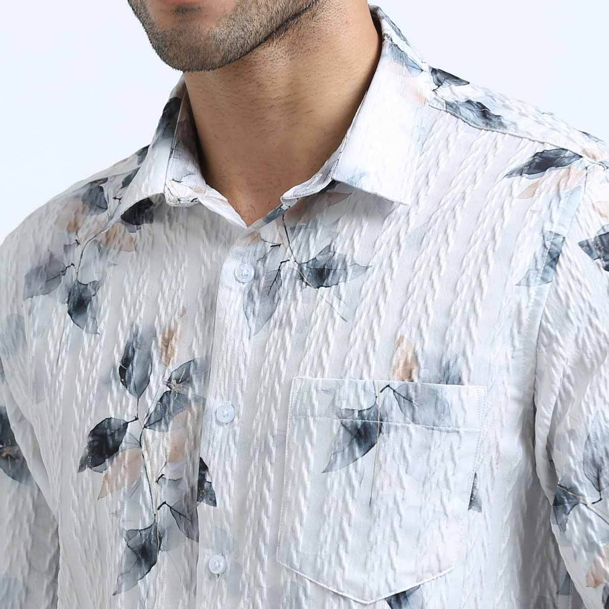 Premium Jacquard Digital Printed Shirts-388/2