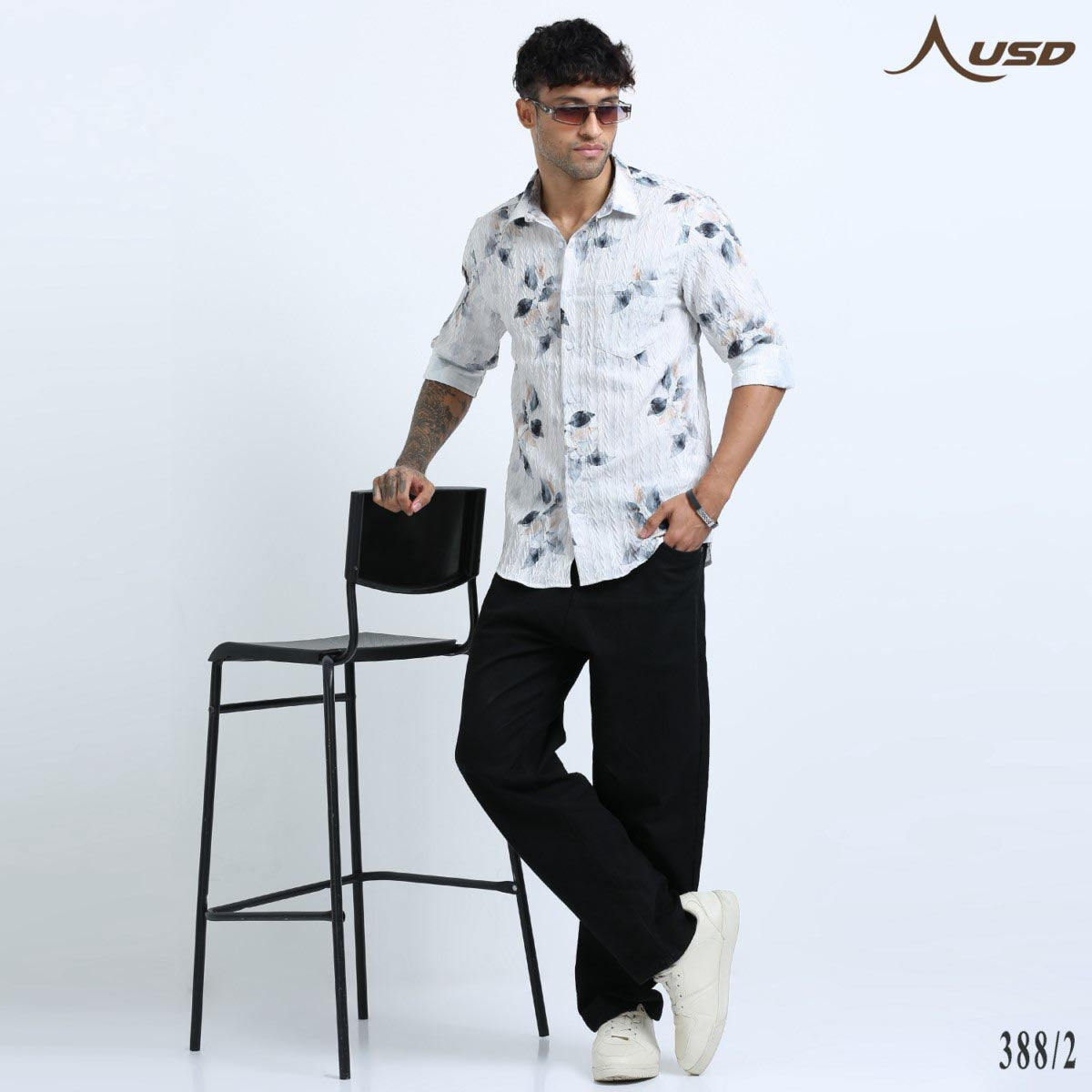 Premium Jacquard Digital Printed Shirts-388/2
