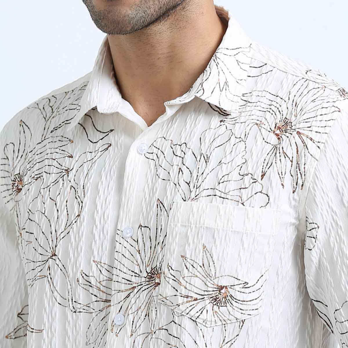 Premium Jacquard Digital Printed Shirts-388/6