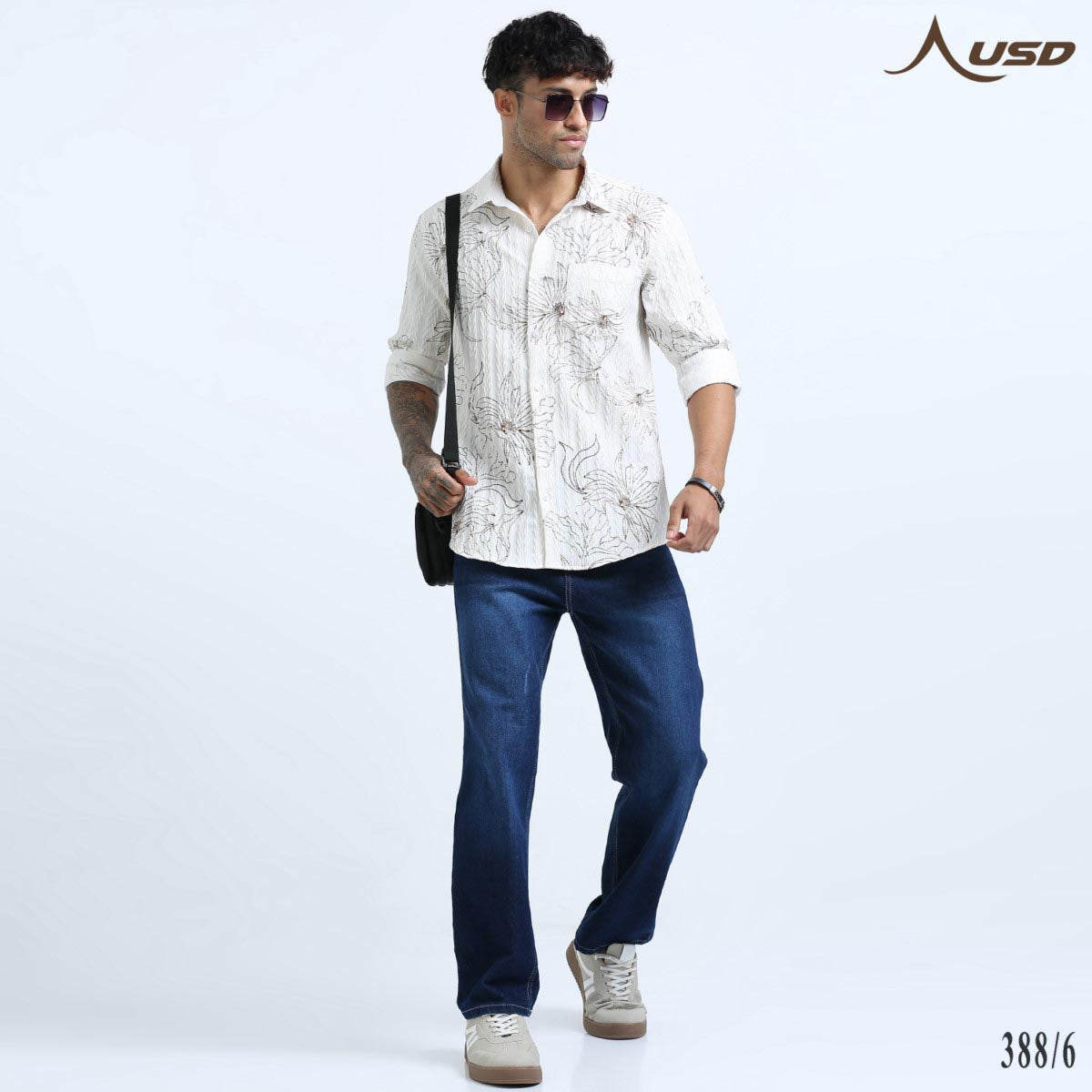 Premium Jacquard Digital Printed Shirts-388/6