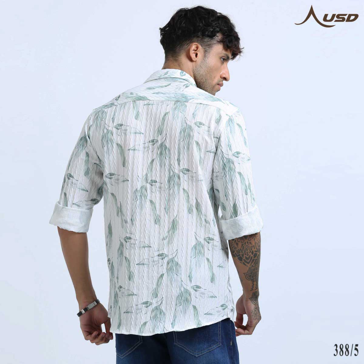 Premium Jacquard Digital Printed Shirts-388/5