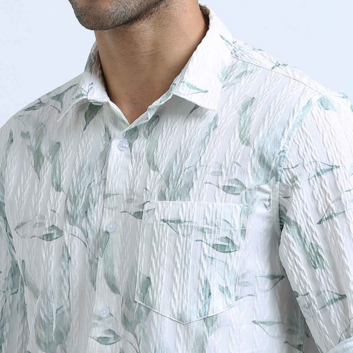 Premium Jacquard Digital Printed Shirts-388/5