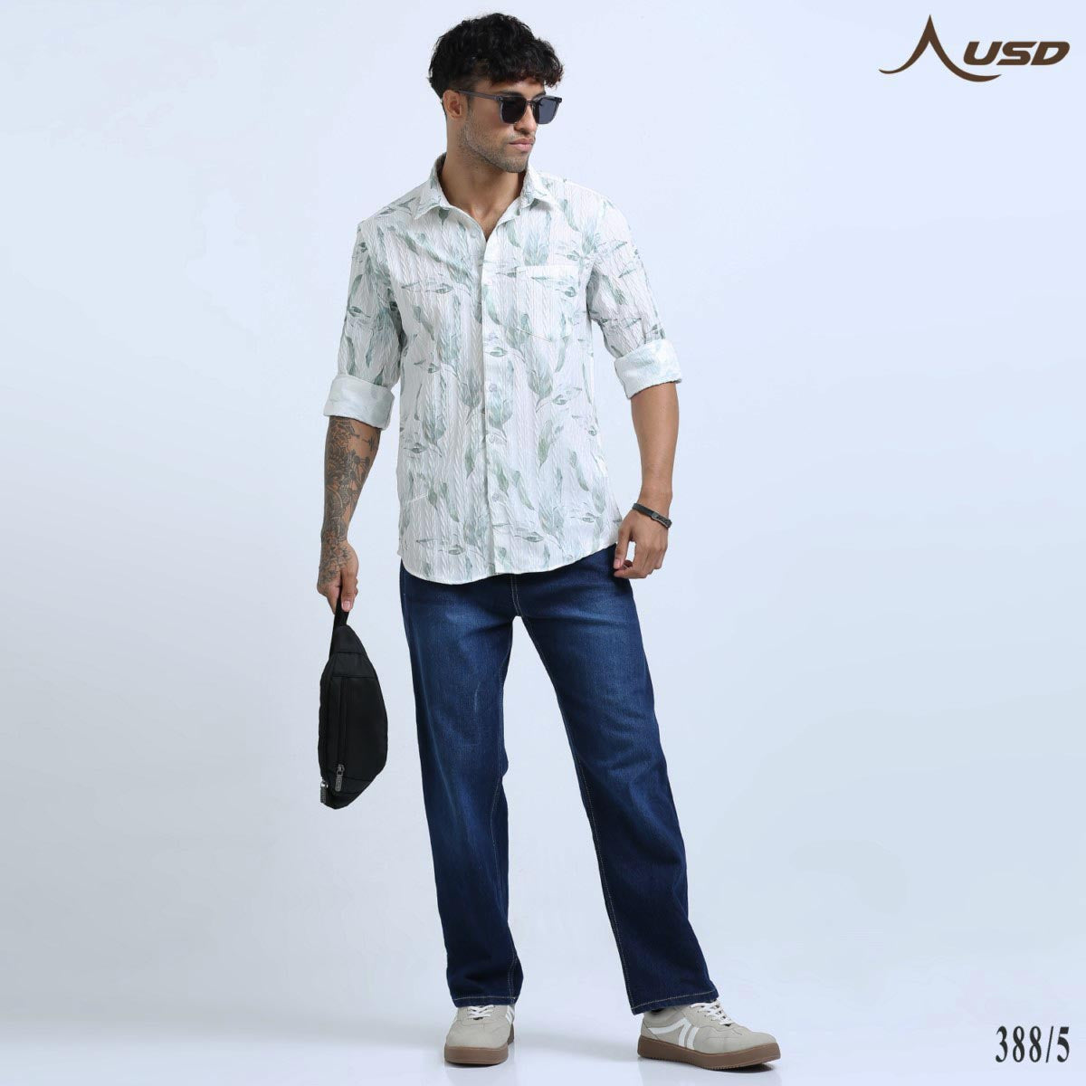 Premium Jacquard Digital Printed Shirts-388/5