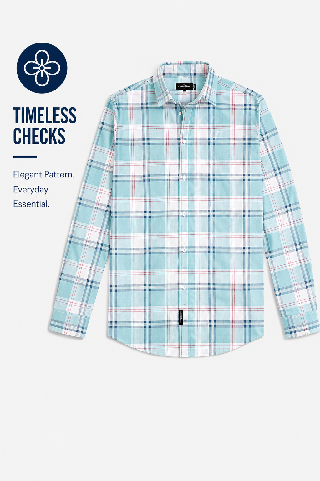 Twil Cotton Printed Chex Shirts - 339/2