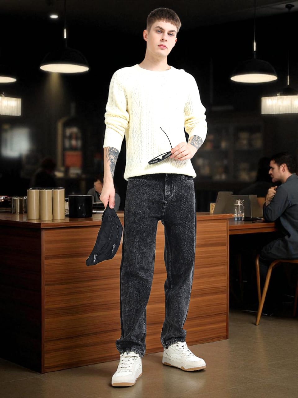 383/5-Classic MOM Fit Jeans - Comfort With Style"
