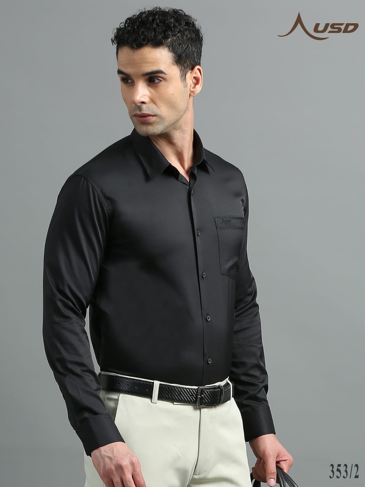 353/2-Satin Party Wear Shirts