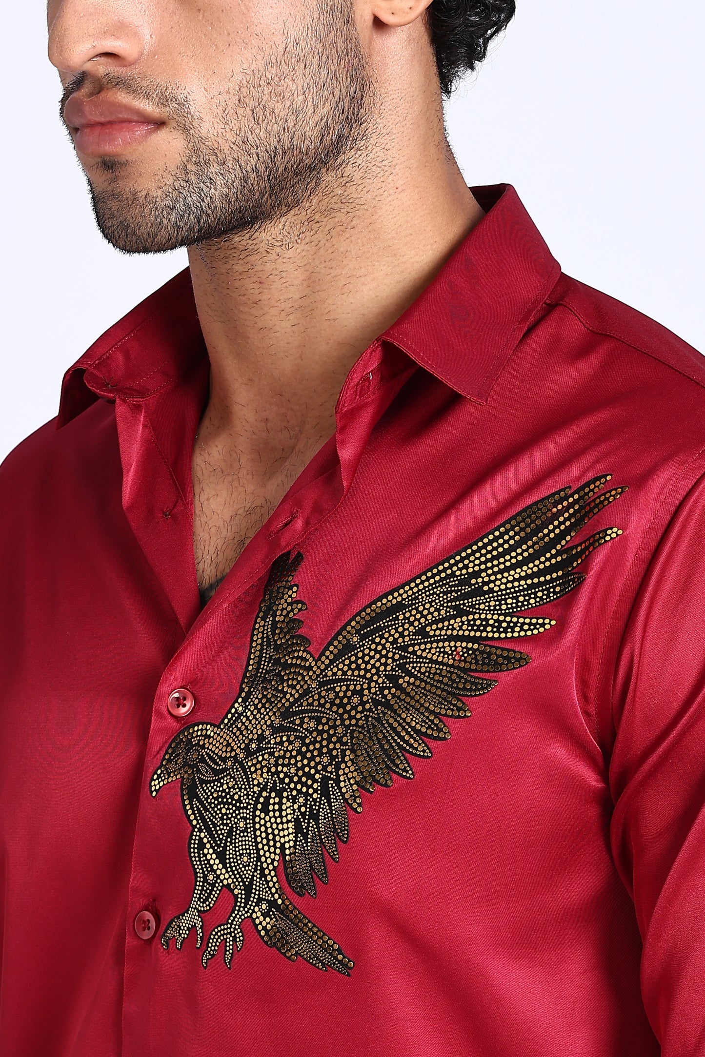 381/3-Eagle Stone Designer Full Shirts