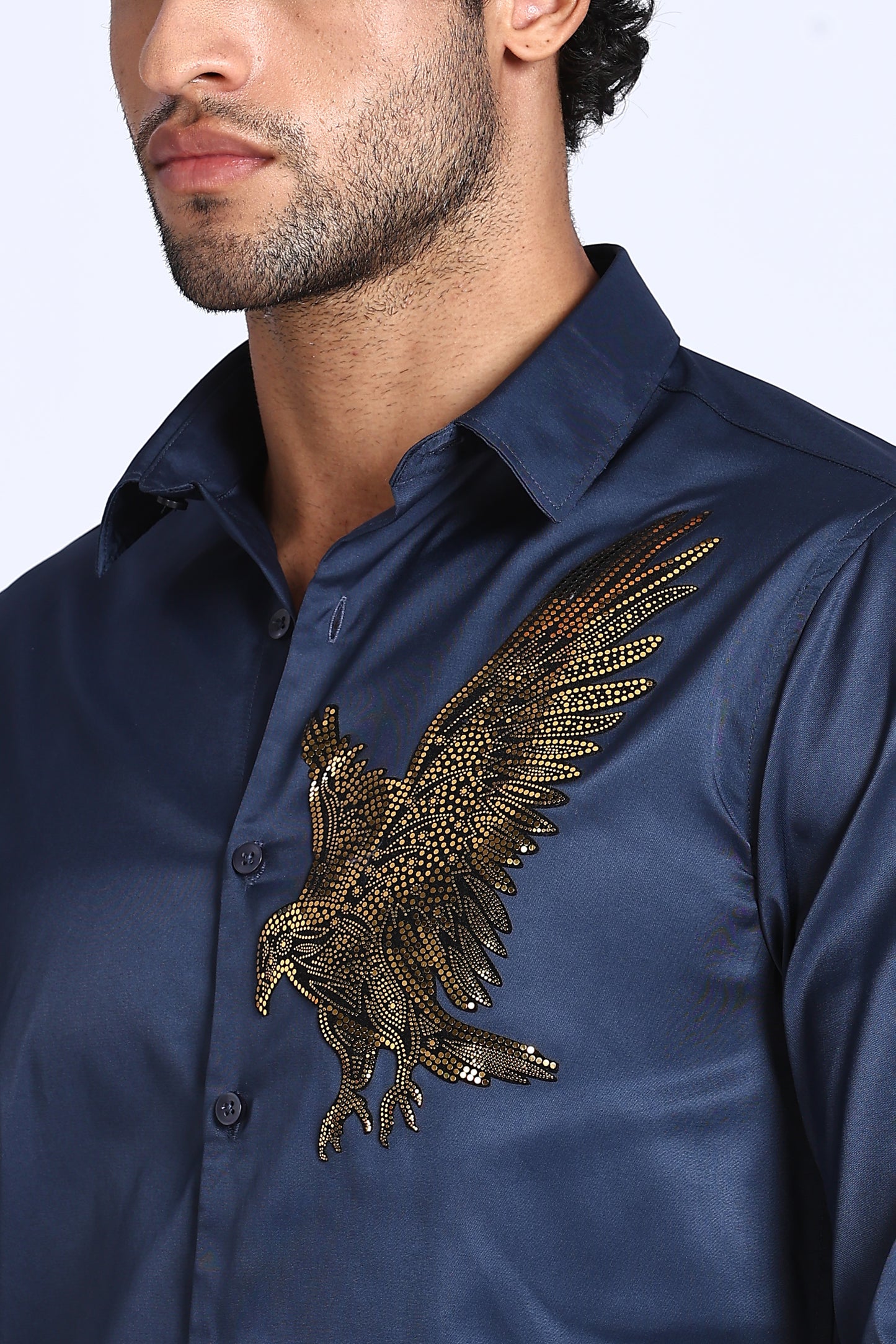 381/5-Eagle Stone Designer Full Shirts