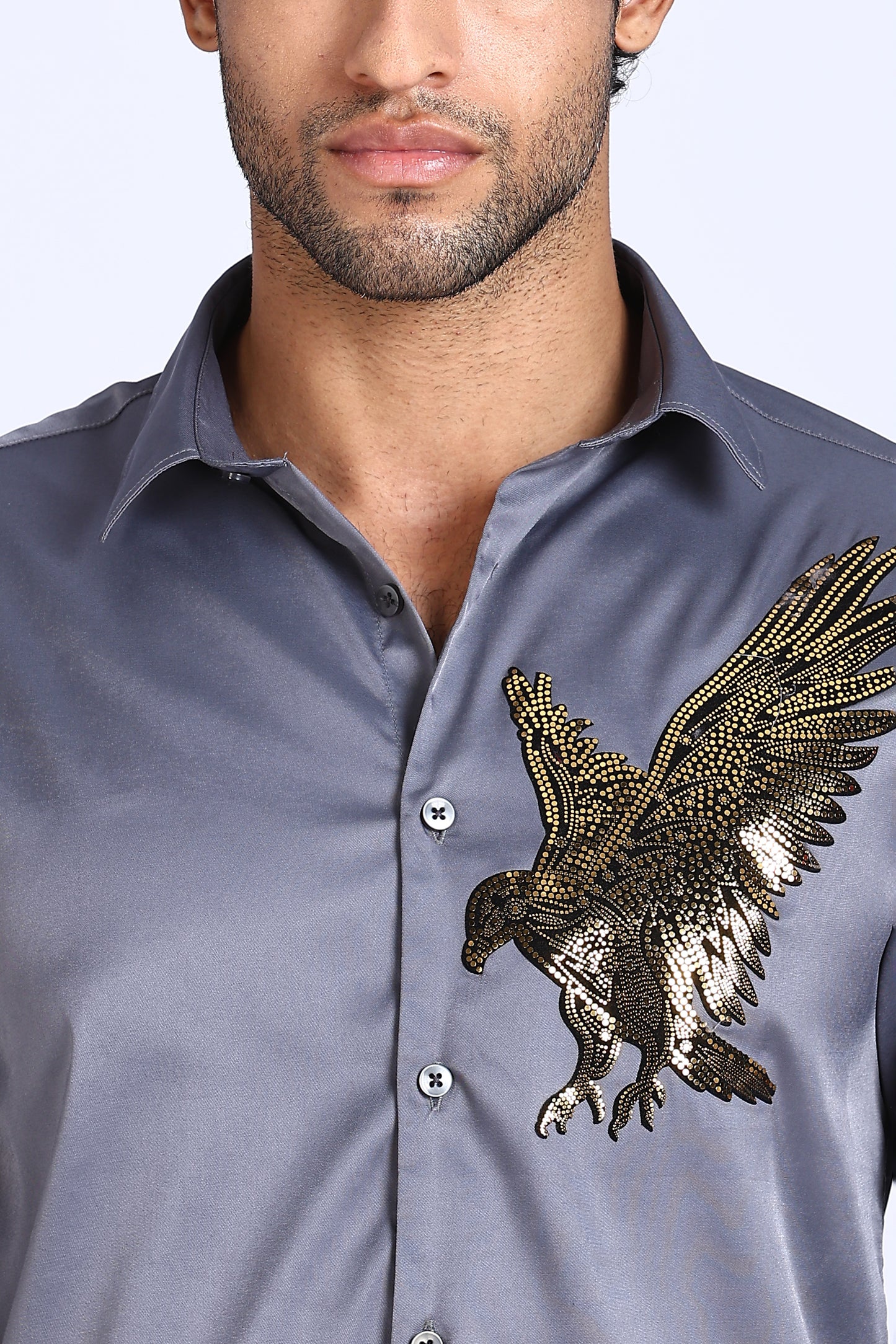 381/2-Eagle Stone Designer Full Shirts