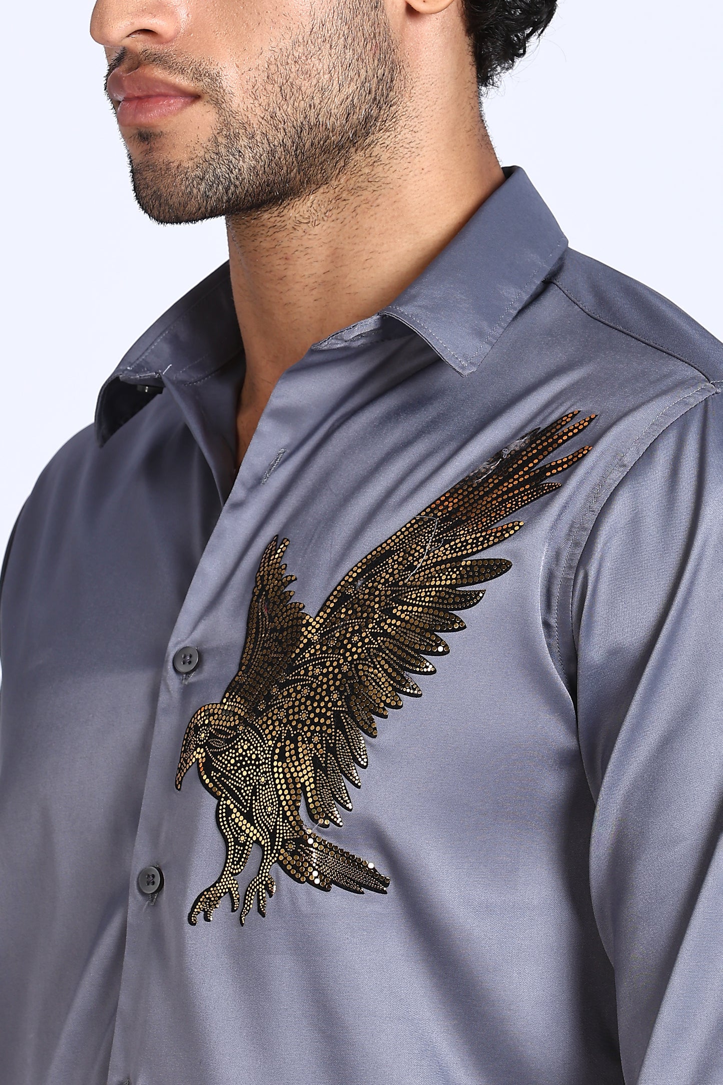 381/2-Eagle Stone Designer Full Shirts