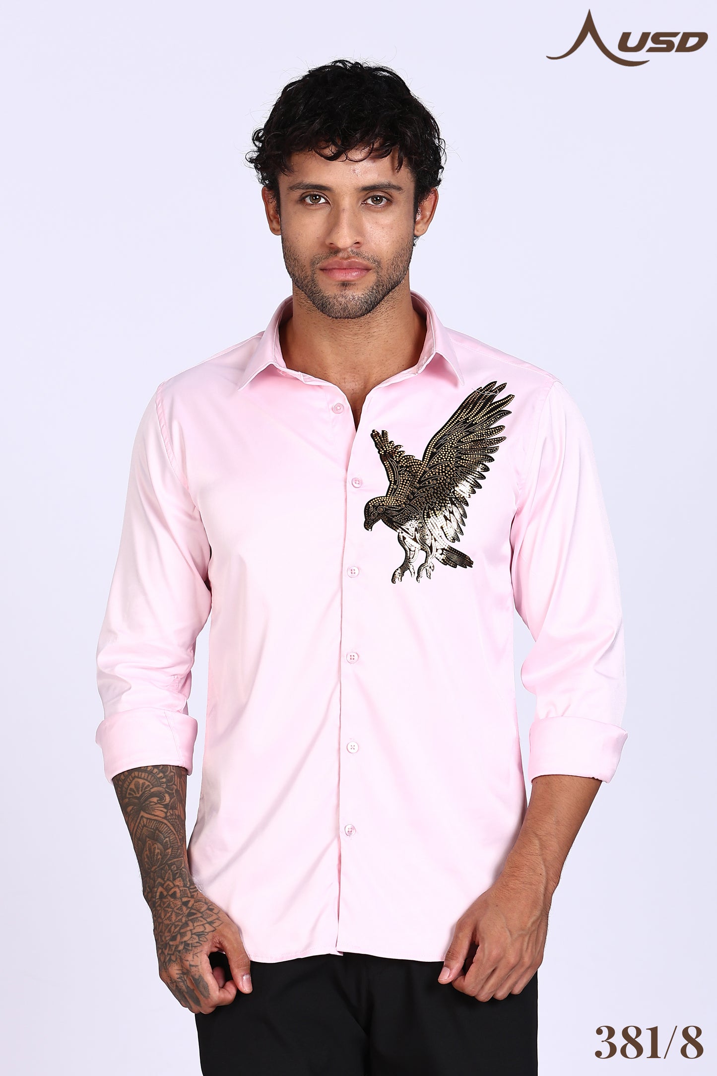 381/8-Eagle Stone Designer Full Shirts