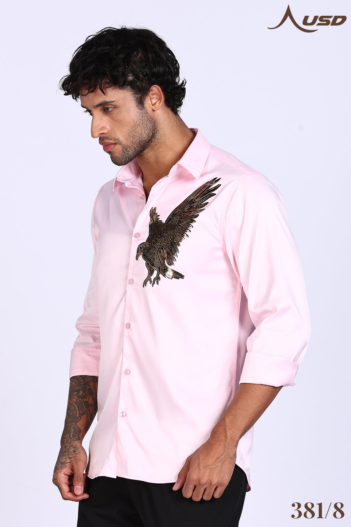 381/8-Eagle Stone Designer Full Shirts