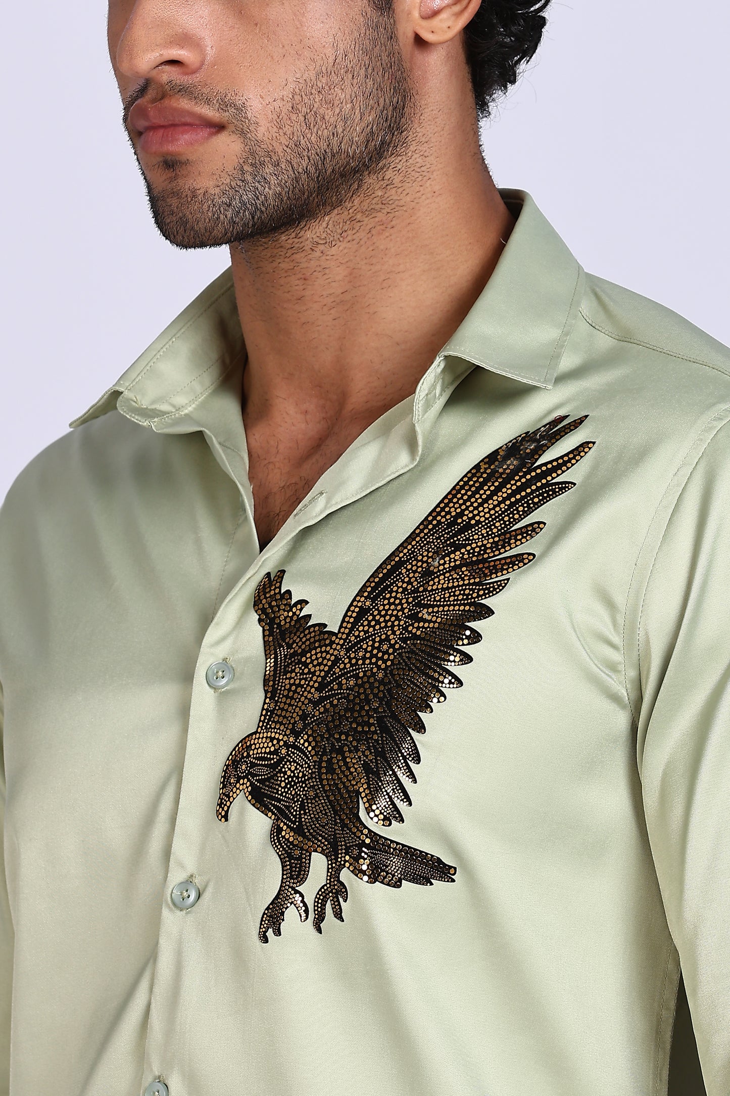381/1-Eagle Stone Designer Full Shirts