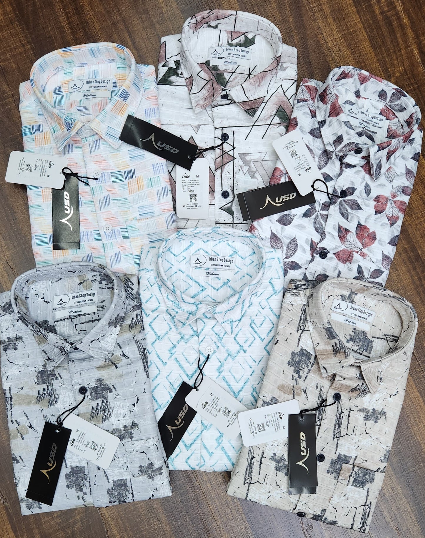 360/6-USD Triply Digital Printed Shirts