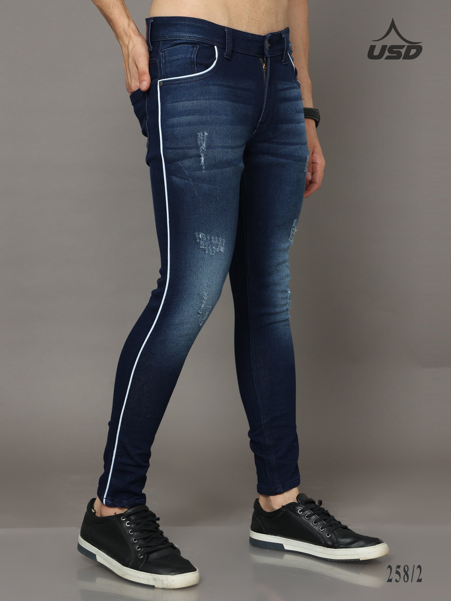 258/2-Designer Ankle Fit Jeans