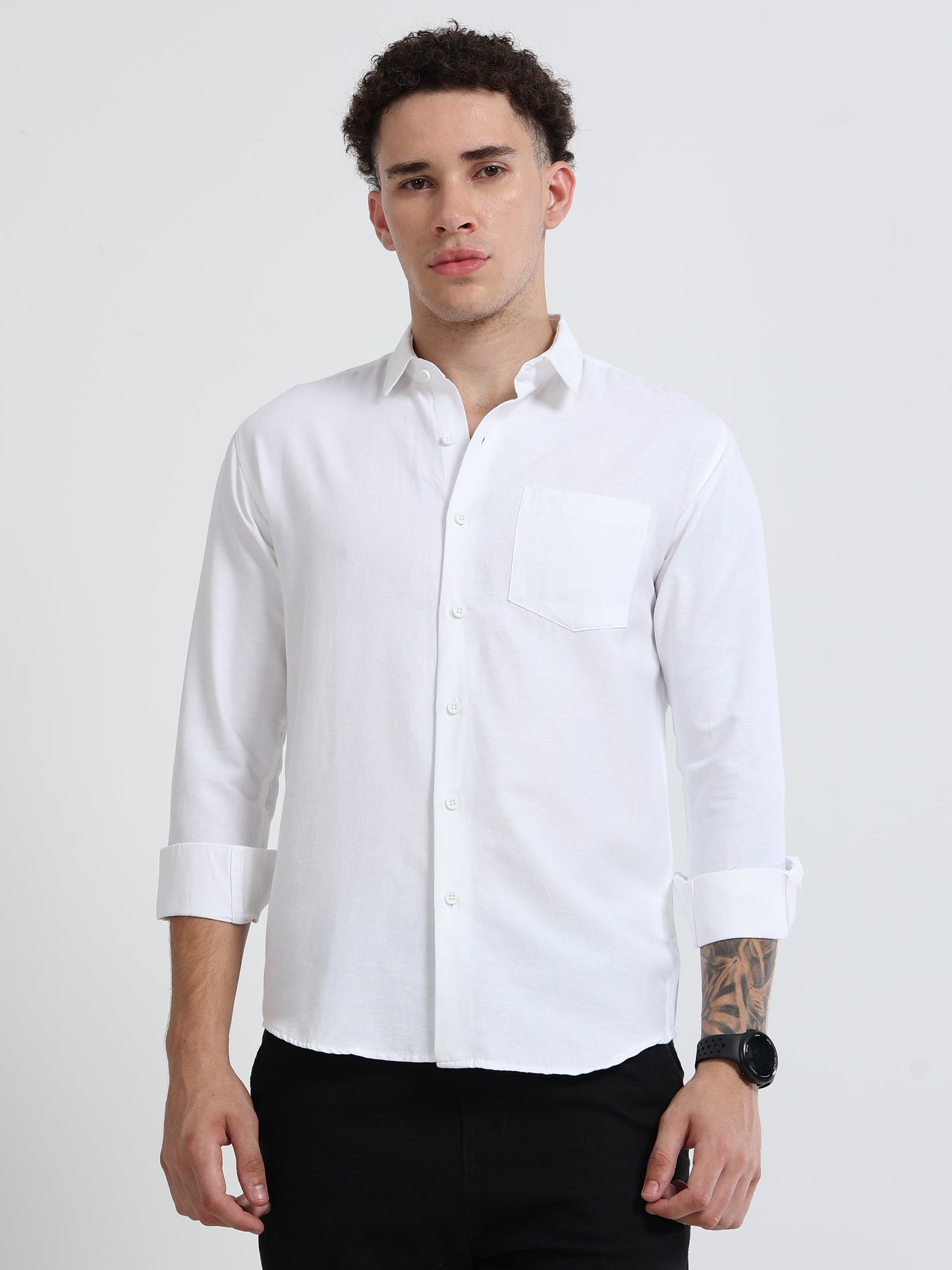 Shirt for men Premium Cotton Slab Casual Shirt - Full Sleeve USD-407/3