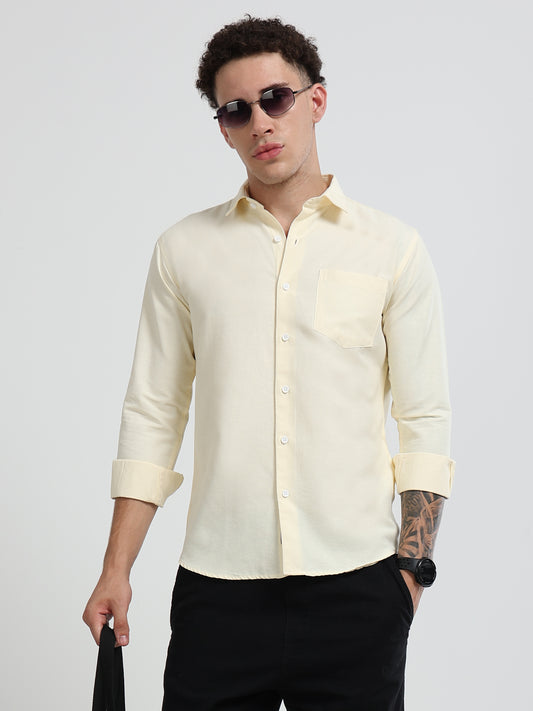 Shirt for men Premium Cotton Slab Casual Shirt - Full Sleeve USD-407/5