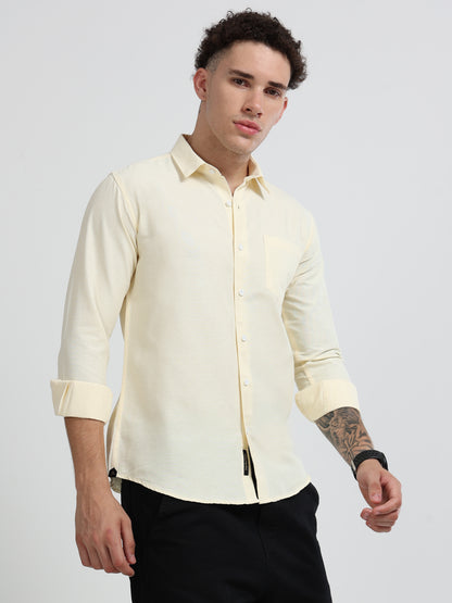 Shirt for men Premium Cotton Slab Casual Shirt - Full Sleeve USD-407/5